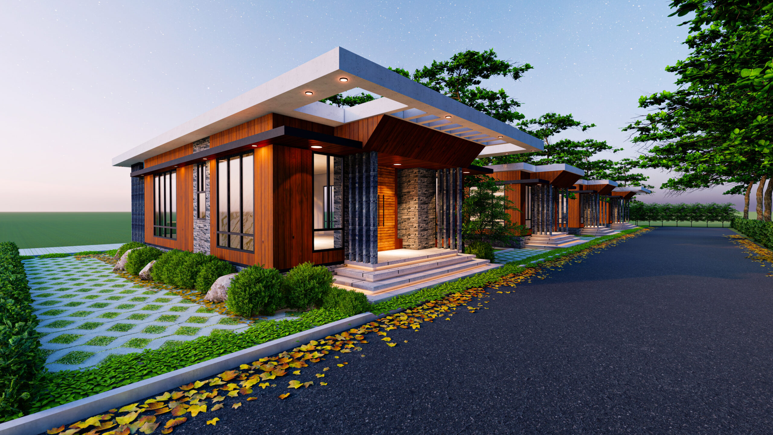 Cottage-Night View -02