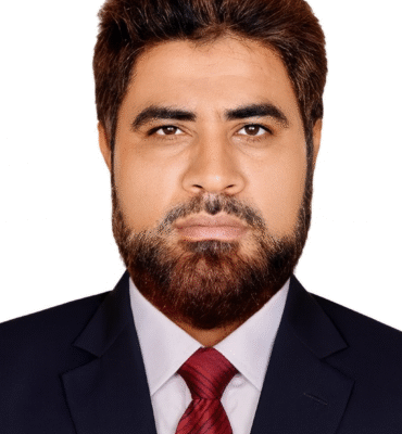 Serious Expression in Professional Attire